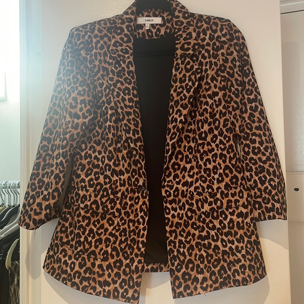 Leopard Likely blazer